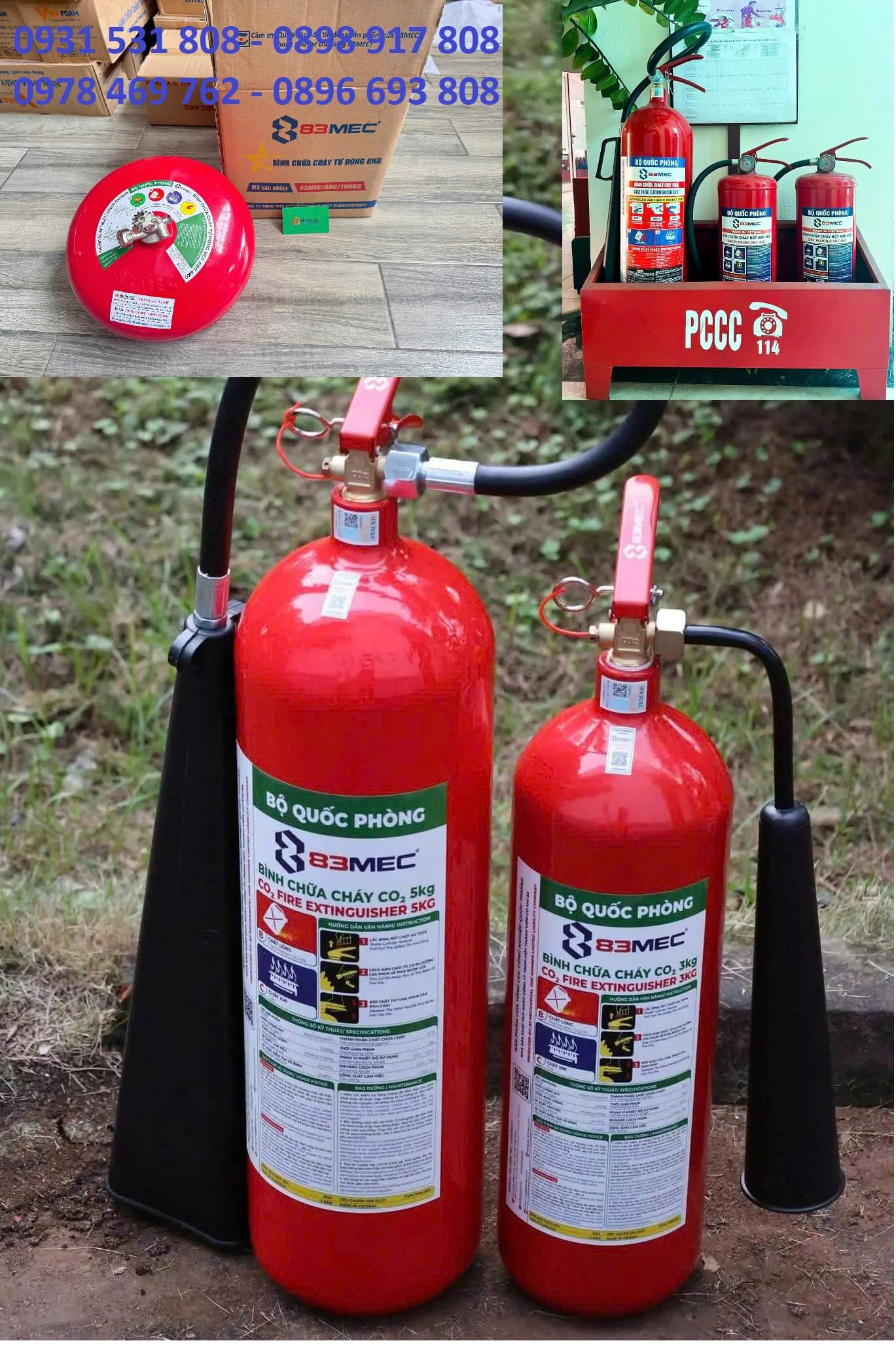 Bình Chữa Cháy 83MEC BQP Chính Hãng Giá Tốt Tại Bình Dương – TP.HCM
