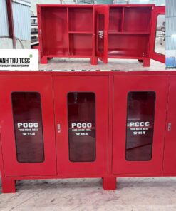 Tủ đựng dụng cụ chữa cháy 4 cánh